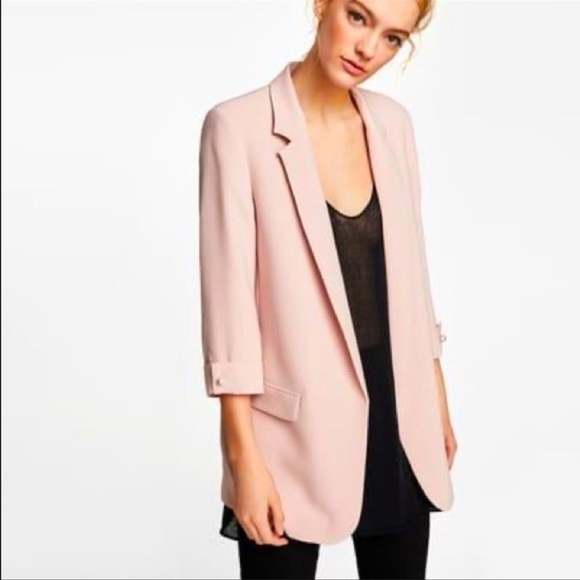 Zara Jackets & Blazers - ZARA Glen oversized long boyfriend blazer jacket S